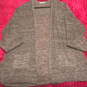 Maurices lavender cardigan with pockets